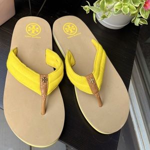 Tory Burch platform flip flops